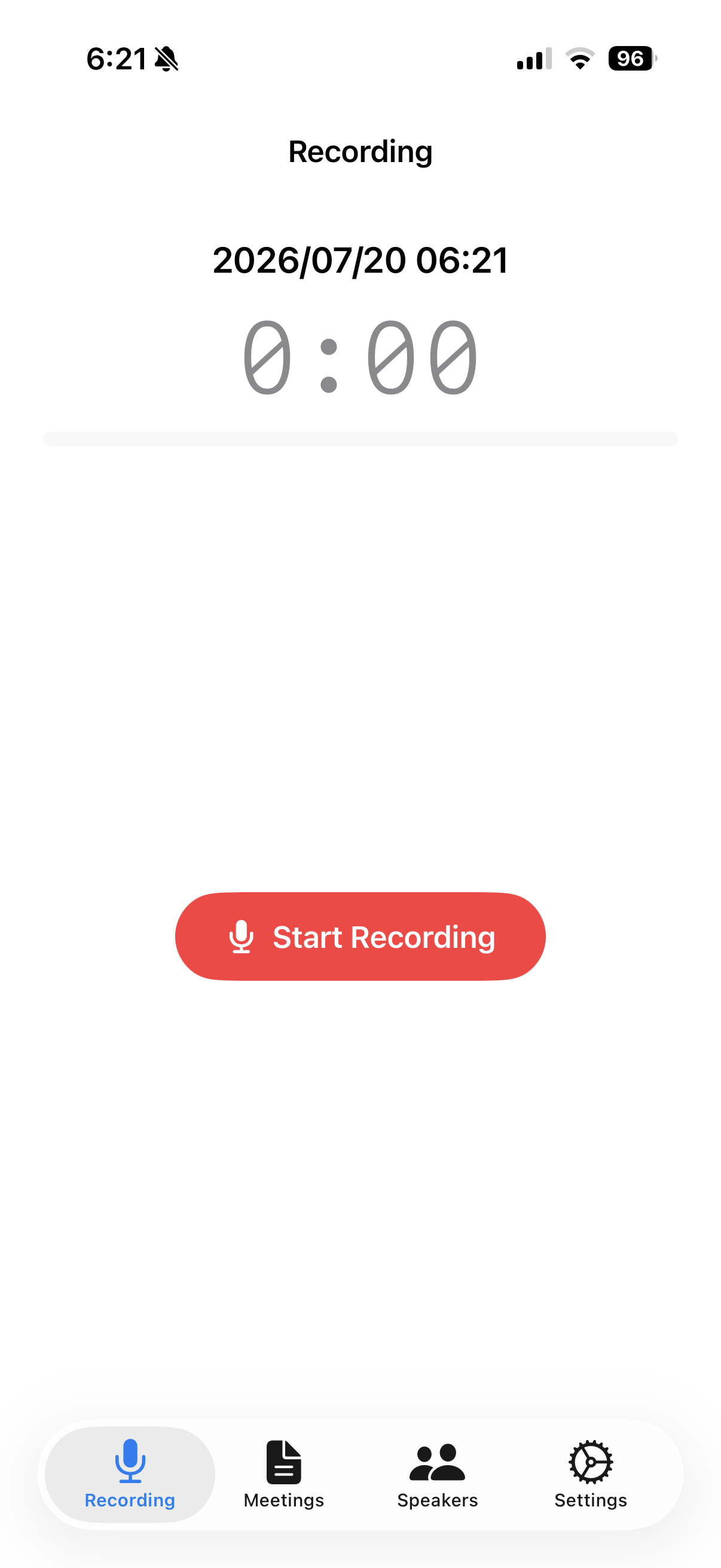 Recording in progress